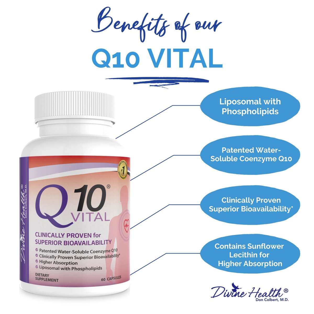 DivineHealthSup's tweet photo. 💪 Revitalize with CoQ10 Vital
Our CoQ10 Vital supplement is here to support your vitality and well-being. 
✅ Boosts Energy Levels
✅ Supports Heart Health
✅ Powerful Antioxidant
✅ Natural Formula
🛍️ https://t.co/eID8nyC9PQ
#CoQ10Vital #EnergyBoost #HeartHealth https://t.co/obAFkKQ8YD
