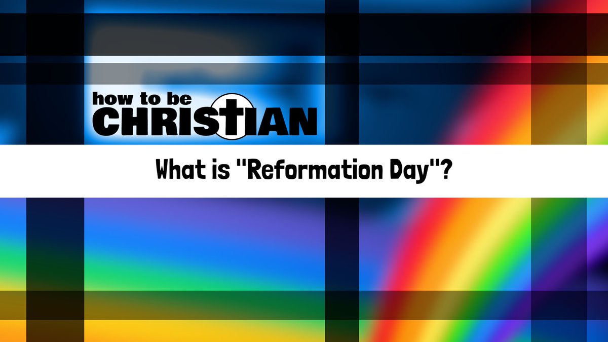 How2BeChristian's tweet photo. ✝️📖 SPREAD THE WORD 📖✝️

With Reformation Day coming up, it is important to know the Biblical teachings that were upheld that day.

Grab your Bible and follow along with this 5 minute Bible Study:
https://t.co/ZnagTzyhS5

#ReformationDay #MartinLuther #ProtestantReformation https://t.co/JhGYO0U3qb