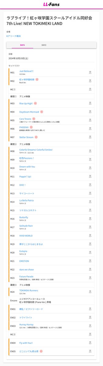 ラブライブ！虹ヶ咲学園スクールアイドル同好会 7th Live! NEW