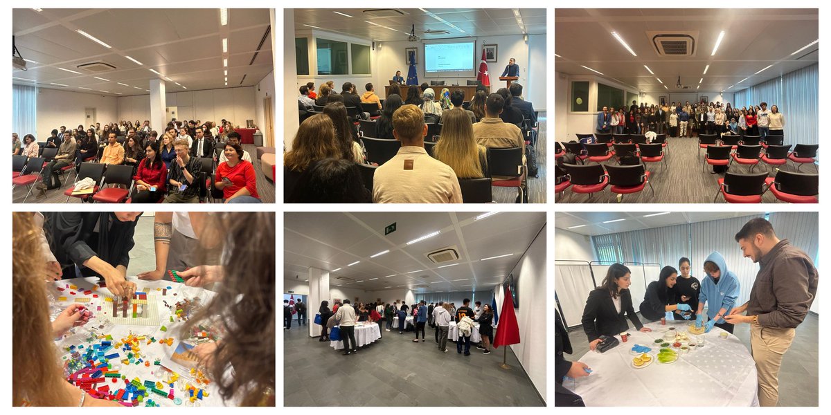 🇹🇷🇪🇺 Erasmuslu ögrenci&amp; akademisyenlerle #ErasmusDays2024'te <a href="/TC_AVBIRDT/">Türkiye at the EU</a>'de buluştuk. <a href="/EUErasmusPlus/">Erasmus+</a> Programı’nı &amp;🇹🇷🇪🇺 ilişkilerini konuştuk. Birlikte kısır ve legodan binalar yaparken genclerimiz, hem eglendi hem iletişim ağlarını  genişletti. <a href="/ulusalajans/">Türkiye Ulusal Ajansı 🇹🇷 Turkish NA</a> <a href="/ABBaskanligi/">T.C. Dışişleri Bakanlığı Avrupa Birliği Başkanlığı</a> #DGEAC