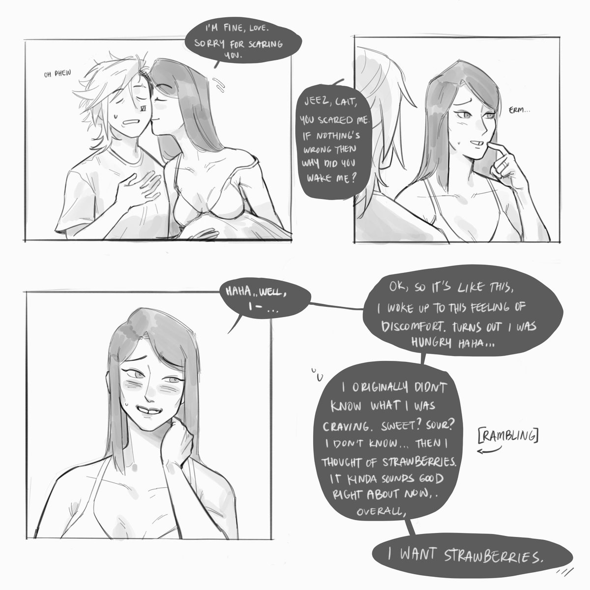 An aftermath of #breedingkinkweek 

Strawberries (1/2) 