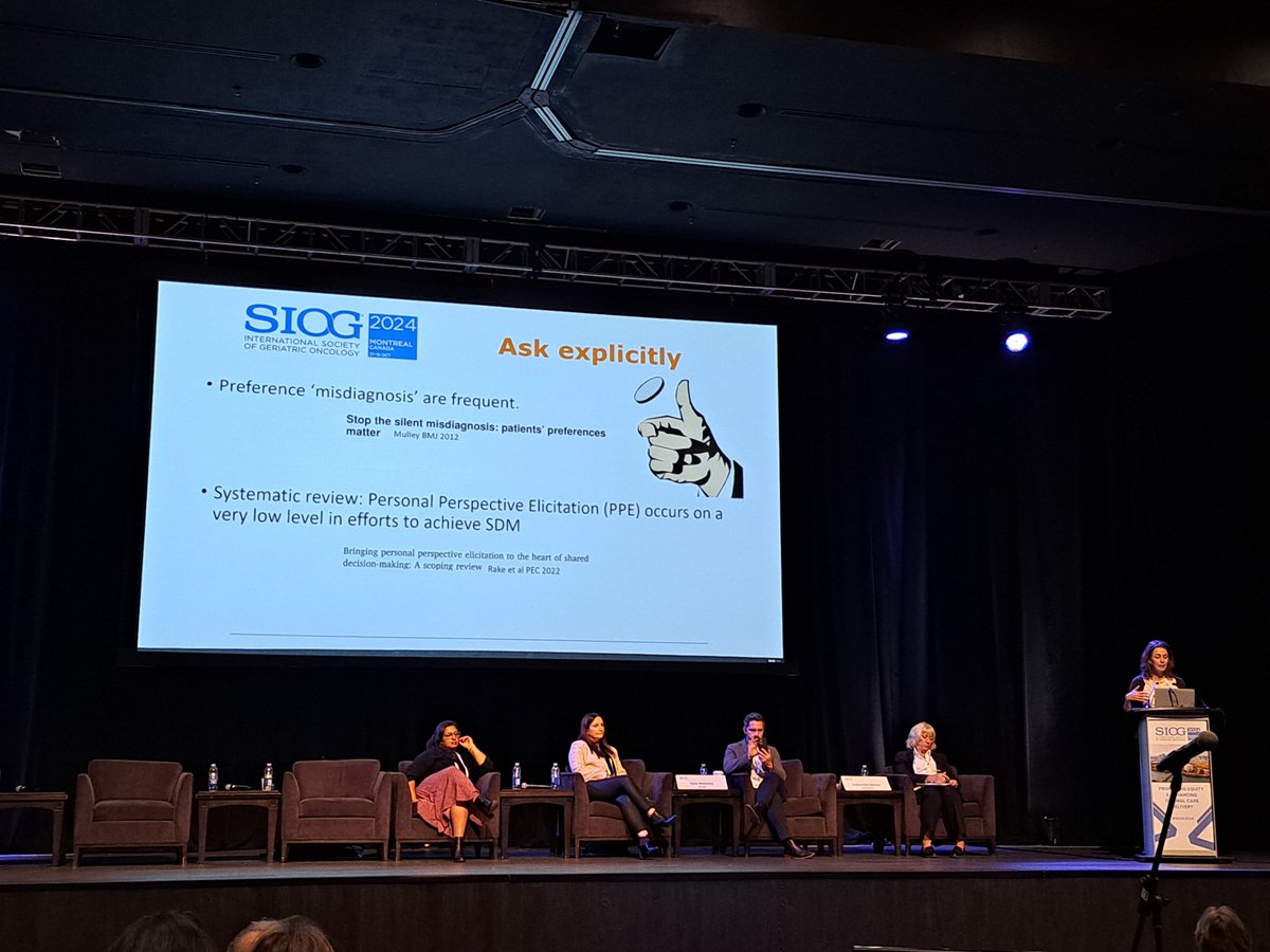 neuendorff_nr's tweet photo. What a great session at #SIOG2024 on "What matters most to you". We often overlook the caregivers...  @kgsindhu @MichelleH_ANP @drsuzz Tyler Chesney and Cassandra Vonnes @SIOGorg  @Young https://t.co/kAxet7UfWV