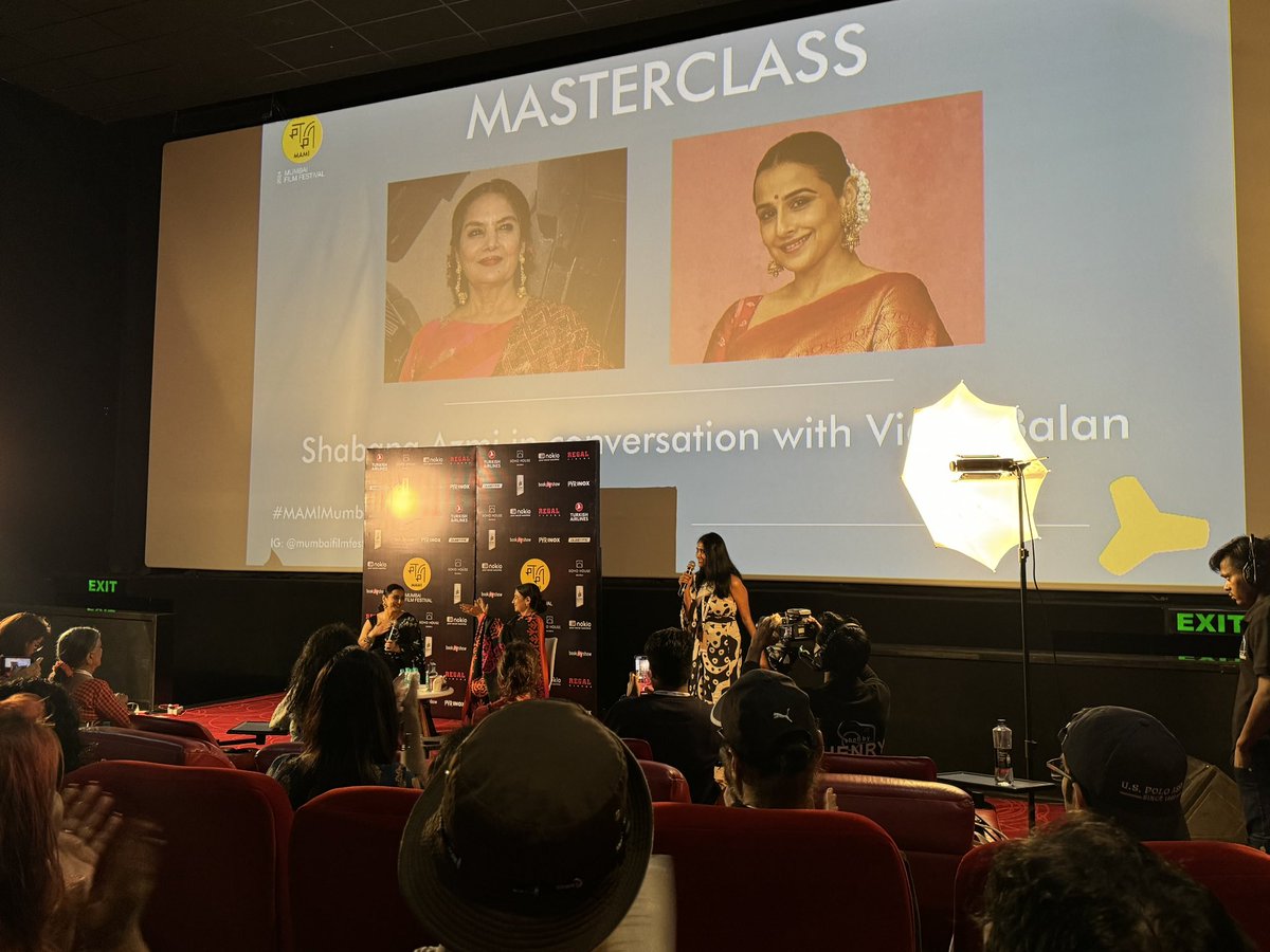 AbhishekShetty_'s tweet image. Here are ten lessons from the #ShabanaAzmi Masterclass at #MAMI2024 #Xthreads 

This is a thread on acting and a celebration of her 50 year career in films. I have added a poster of an iconic film from her filmography to each lesson in this thread

#MAMIMumbaiFilmFestival2024