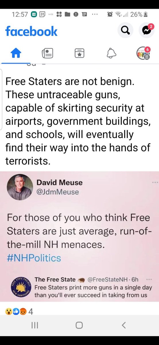 DennisPrattFree's tweet image. Granite Staters are 3D printing
hundreds of guns a day.

Untreaceable, invisible guns
everywhere
throughout the entire state of NH!

Moving to commonsense states
- MA, NY, CT, RI, NJ, VT - 
could save your life.

#StateSwap #ProgressiveStateProject #NHPolitics