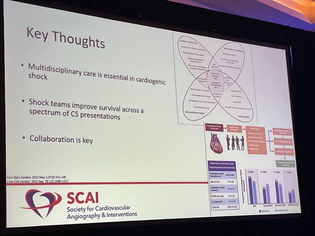 SCAI (@scai) on Twitter photo Cardiogenic shock requires a team approach. <a href="/LAuroraMD/">Lindsey Aurora</a> provides advice on dealing with complexities in #CardiogenicShock coordination. 💪 #SCAISHOCK
<a href="/Babar_Basir/">Babar Basir</a> <a href="/AliNsairMD/">Ali Nsair, MD</a>
<a href="/herbaronowMD/">herbaronowMD</a> <a href="/rfisher2768/">Ruth Fisher</a> <a href="/TheNarulaSeries/">Arvin Narula</a> <a href="/davebaran/">David Baran</a> Cardiogenic shock requires a team approach. <a href="/LAuroraMD/">Lindsey Aurora</a> provides advice on dealing with complexities in #CardiogenicShock coordination. 💪 #SCAISHOCK
<a href="/Babar_Basir/">Babar Basir</a> <a href="/AliNsairMD/">Ali Nsair, MD</a>
<a href="/herbaronowMD/">herbaronowMD</a> <a href="/rfisher2768/">Ruth Fisher</a> <a href="/TheNarulaSeries/">Arvin Narula</a> <a href="/davebaran/">David Baran</a>