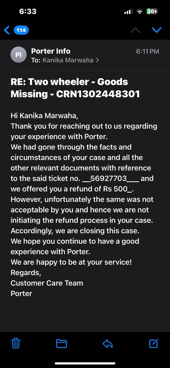 jalebiwoman's tweet image. Here’s how bad @porterit_ is: they hire criminals who steal your goods and run off, while their helpline does nothing but offer a 500 token apology. It’s not about the 2500 bucks—it’s about safety and accountability! #PorterFail #customersafety