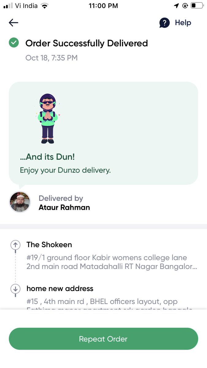 _ridzee_'s tweet photo. @DunzoIt @DunzoCare I didn’t recive my order and im trying to reach out to customer support from 2 days no one is responding! The delivery guy scammed me ! I had ordered items worth 585 he didn’t deliver it ! Nor bill was provided! Customer support is worst of all !Refund https://t.co/Wl6Tn8OSZr