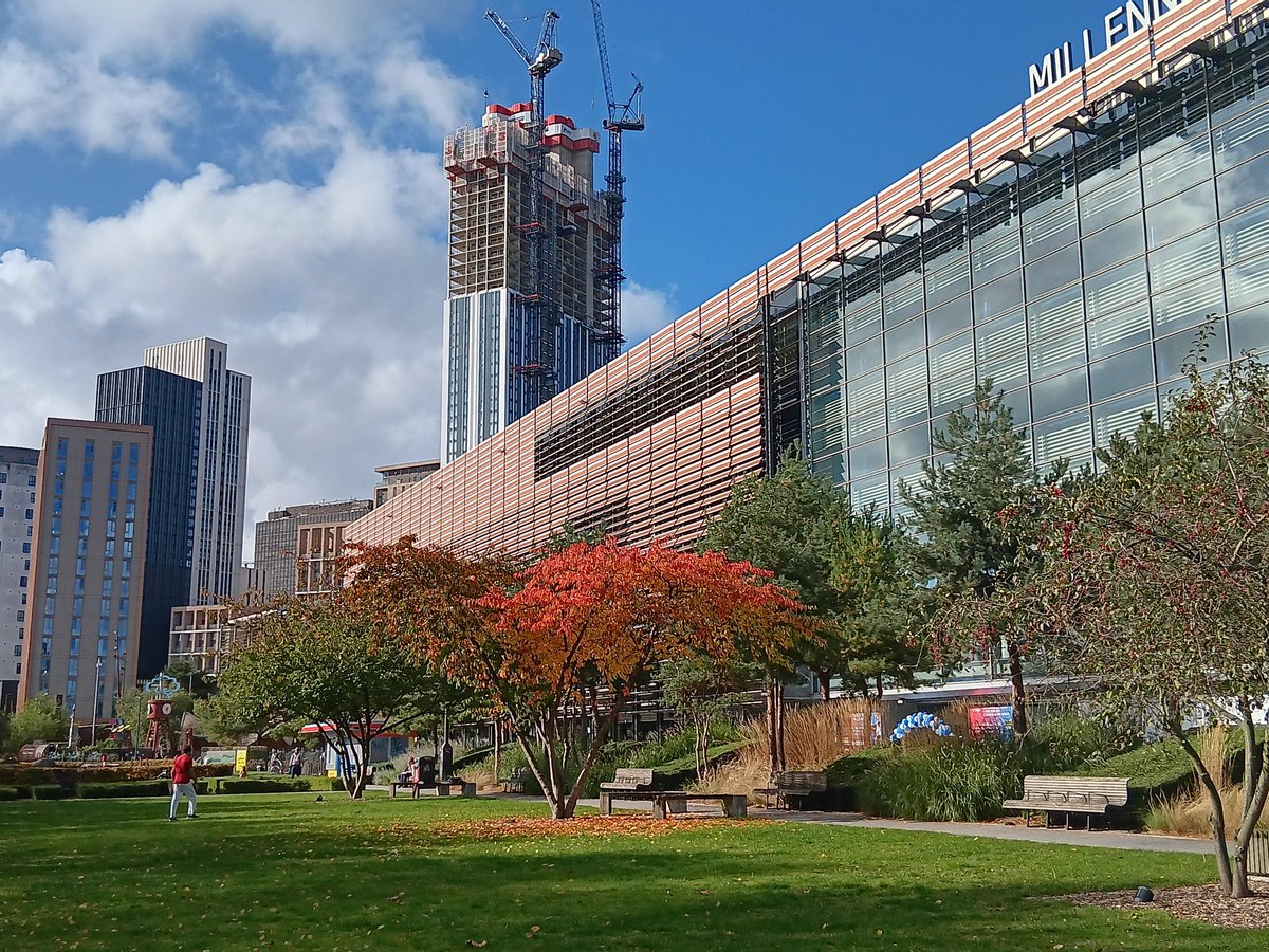 Lovely autumn colours in Eastside City Park 😍 ❤️ 😀