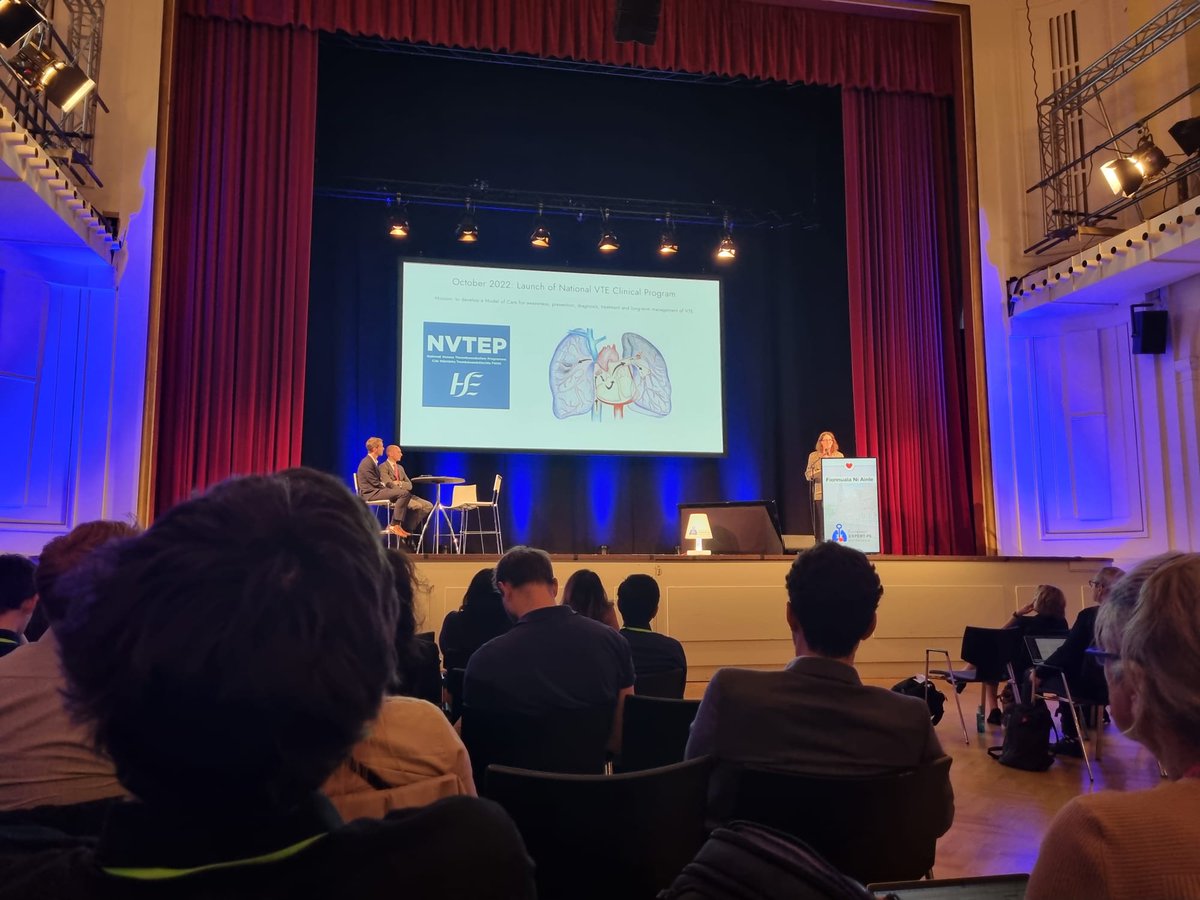 Prof Fionnuala NiAinle, NVTE Clinical lead in Ireland, discusses transitioning the PE patient to ward based care, initial and long-term anticoagulation at #ExpertPE <a href="/NVTEProgramme/">NVTEP</a> <a href="/ThrombosisIrL/">Thrombosis Ireland</a>