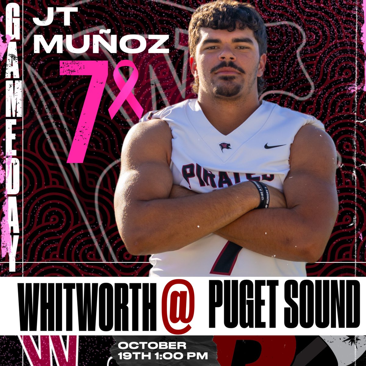 Its Gameday! Whitworth Football heads to Puget Sound! #GoodluckBucs For ticket information, or to know how to watch, visit whitworthpirates.com