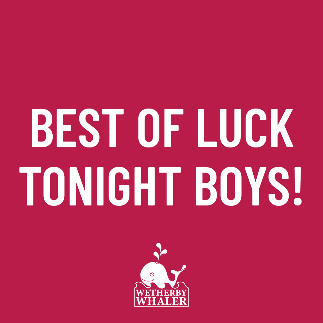 Good luck tonight to our Wakey lads! We'll be cheering you on from the stands 👏