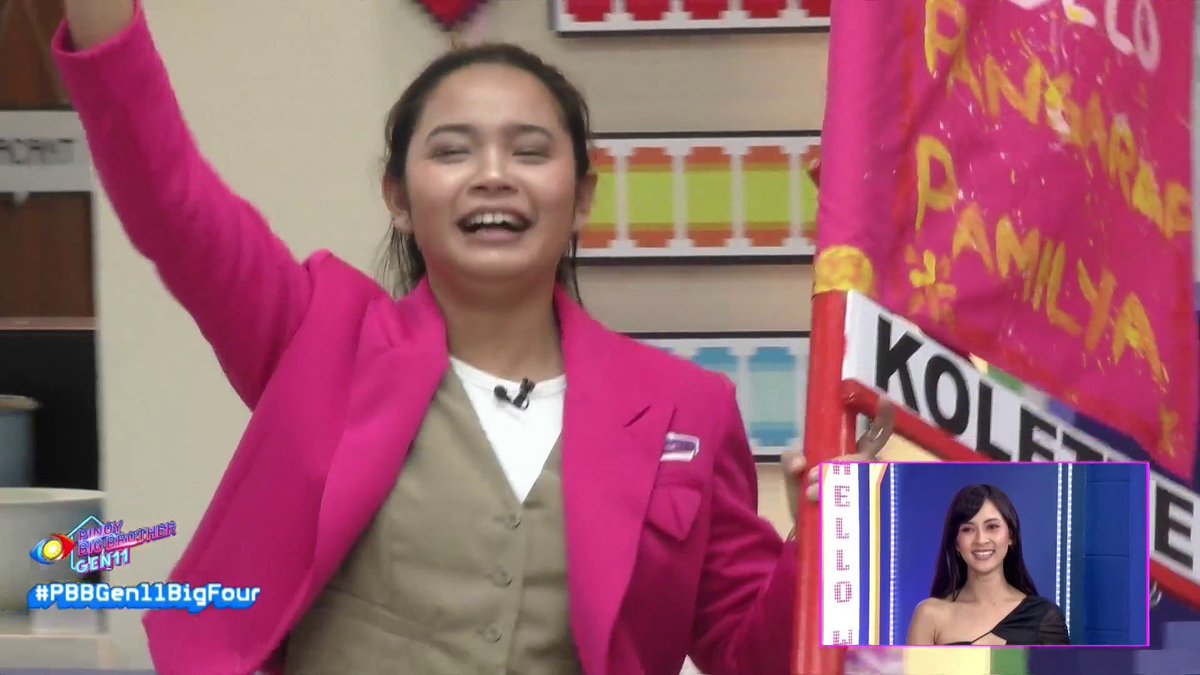 iamJA_C's tweet photo. WE LOVE YOUUUU, KOLETTEEEEE!!!! CONGRATULATIONS!!!!!!! 🎉🎊 #PBBGen11TheCall https://t.co/vNMcs5u2pm