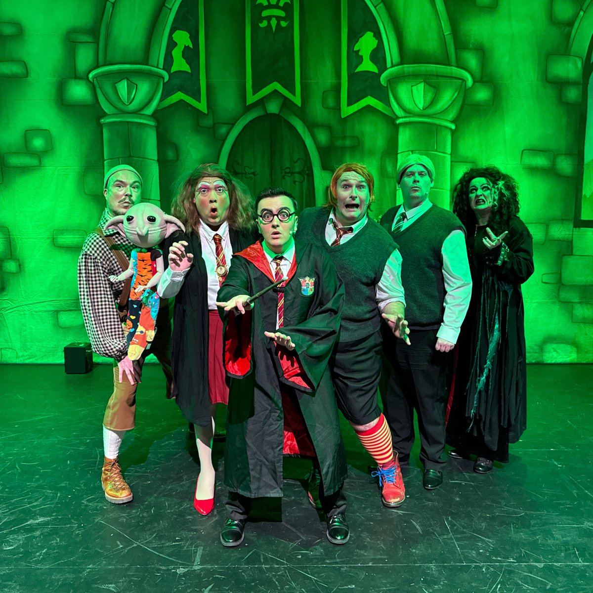 TalegateTheatre's tweet photo. Hold onto your broomsticks, because our spooktacular Halloween parody panto has begun! 🧙‍♀️🎃

No need to CONJURE up an excuse - join us for #HarryPanto and the Serpent of Secrets: The Unnecessary Sequel Parody Panto this half term:

https://t.co/qj2gBGLasE https://t.co/oECxHz6RJ1