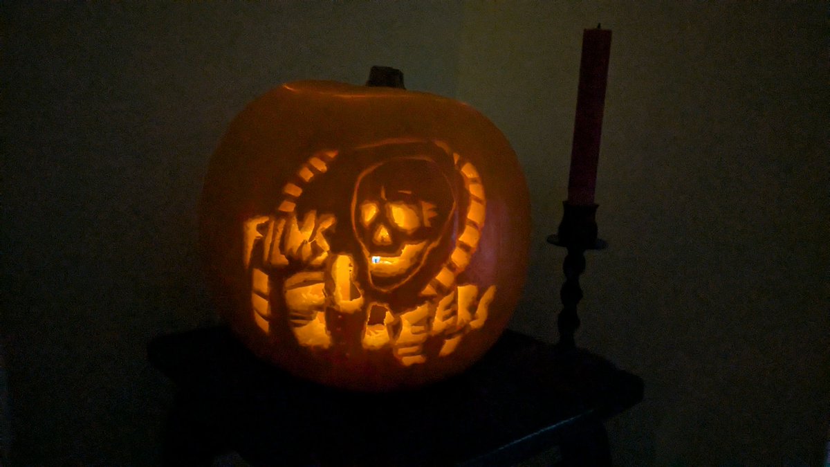 ARMstew's tweet image. Fantastic work by my sister for my monthly Film &amp;amp; Beers meet up.

#Orkney #scotland #spookymonth