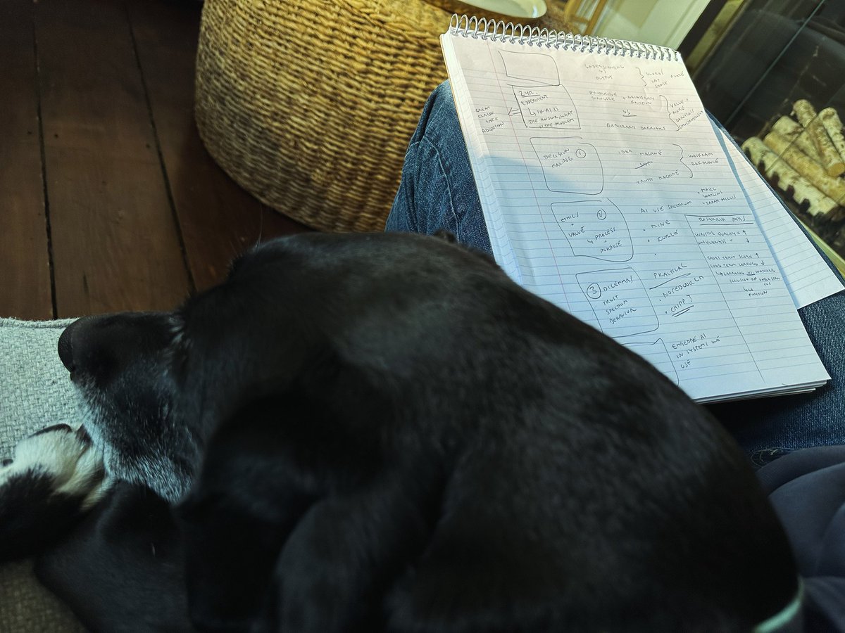 A little bit of early morning planning for an upcoming virtual session with <a href="/TeachersCollege/">Teachers College, Columbia University</a> .

I'm leading a discussion and exploration of generative technology (Al) and the impact on teaching and learning.

What I have learned over the past two years exploring this topic is