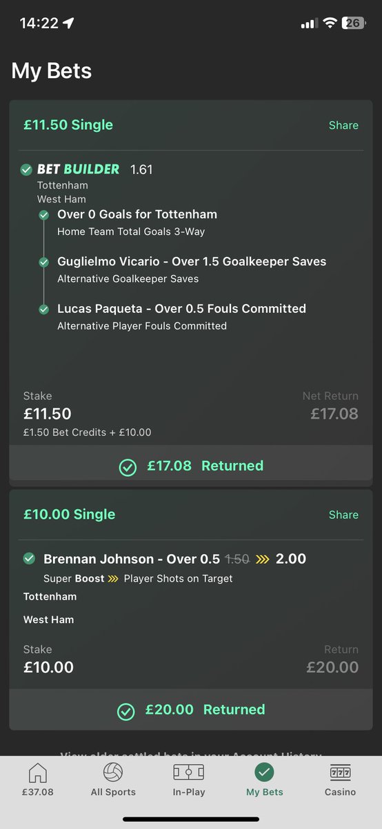gary_whatman's tweet photo. @AndyRobsonTips Nice little start to the day 😀 https://t.co/rUuSoWzc9l