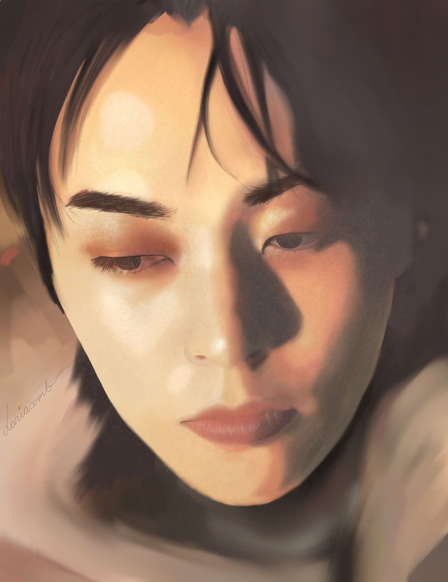 я снова возвращаюсь в тви с новым рисунком из не новой эры 😔

на этот раз держите минсока