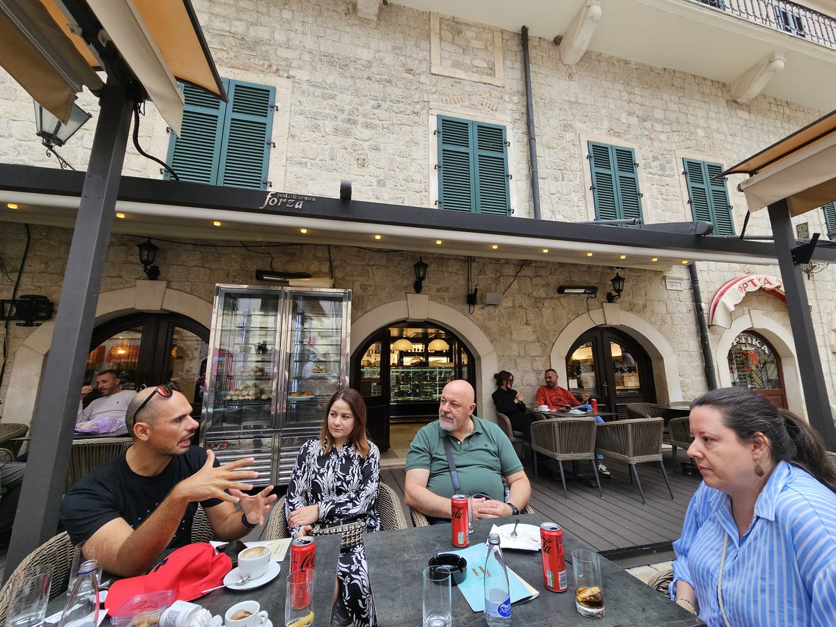 Dzenan Dzevlan (@sqlheisenberg) on Twitter photo Post AWS Community Day coffee in Kotor, Montenegro! ☕️ Enjoying great company and even better stories from <a href="/dejan_dimic/">Dejan Dimic</a>.
<a href="/DzenanaDzevlan/">Dzenana Dzevlan (she/her)</a> <a href="/marin_ra/">Marin Radjenovic</a> <a href="/mariaencinar/">María Encinar</a> Post AWS Community Day coffee in Kotor, Montenegro! ☕️ Enjoying great company and even better stories from <a href="/dejan_dimic/">Dejan Dimic</a>.
<a href="/DzenanaDzevlan/">Dzenana Dzevlan (she/her)</a> <a href="/marin_ra/">Marin Radjenovic</a> <a href="/mariaencinar/">María Encinar</a>