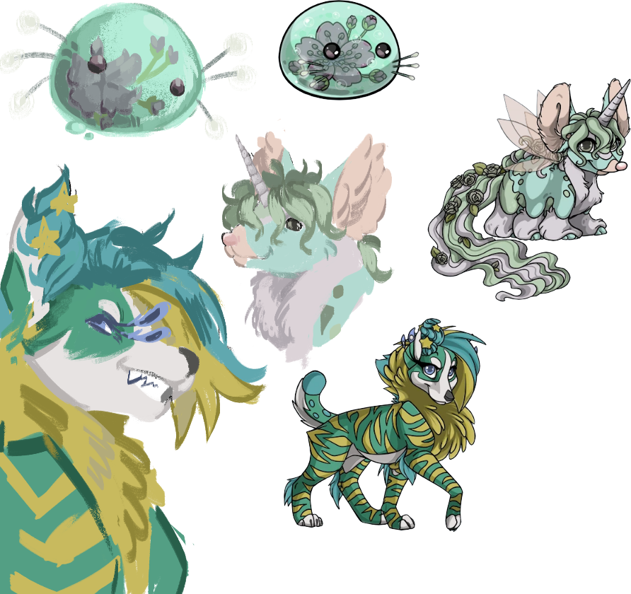 horrornostalgic's tweet photo. my head feels light because of the medicine i've been taking so i tried sketching my favotire ovipets
i kinda like the new slime species https://t.co/NJYXkSpjoY