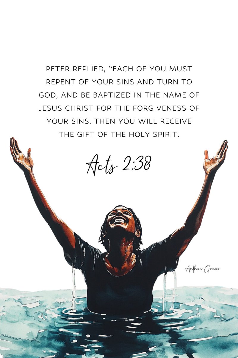 anthea_grace's tweet photo. Peter replied, βEach of you must repent of your sins and turn to God, and be baptized in the name of Jesus Christ for the forgiveness of your sins. Then you will receive the gift of the Holy Spirit.
- Acts 2:38 (NLT)
#designrequest https://t.co/Rn39Ce3Qtu