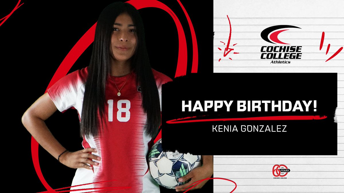 Join us in wishing Cochise Women's Soccer's Kenia Gonzalez a Happy Birthday today, Happy Birthday Kenia!

x <a href="/CochiseCCsoccer/">Cochise College Women’s Soccer</a>