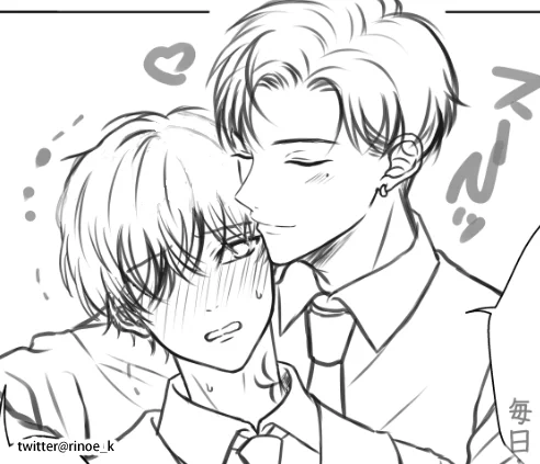 明日更新予定のブツです。
吸ってる…🐈

#ヤクザの坊ちゃんと付き人 
