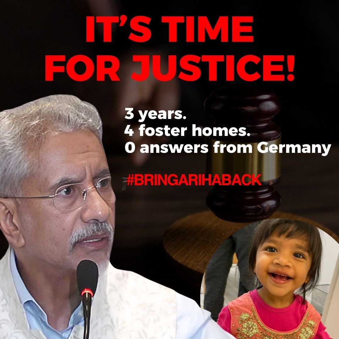 jpbdxb's tweet photo. Pls ask @BJP4India @narendramodi @PMOIndia @PandaJay @DrSJaishankar to work for #Ariha Shah now age 3.5Years Indian Baby girl kidnapped by @AmbAckermann & @ABaerbock since last 3 years & not returned to parents. #SaveAriha #InnocentAriha. #BringArihaBack https://t.co/jHoORFKO96