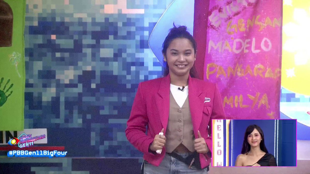 krstnxxz's tweet photo. everyone, please welcome our BIG 4 this edition.

Rain, Kollete, Fyang, and Kai! Abante babae! 💕🏡

#PBBGen11BigFour https://t.co/gTUPDauwaL