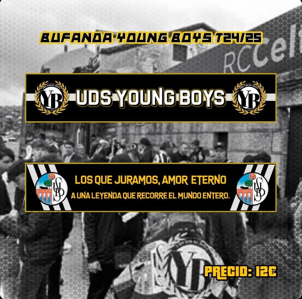 𝐍𝐔𝐄𝐕𝐀𝐒 𝐏𝐄𝐆𝐀𝐓𝐈𝐍𝐀𝐒 𝐘𝐁 | Disponibles a partir de este domingo en la previa del partido en el Grana y Oro, desde las 15:30.

Además estaremos vendiendo las bufandas de esta temporada, con un precio de 12€/u.