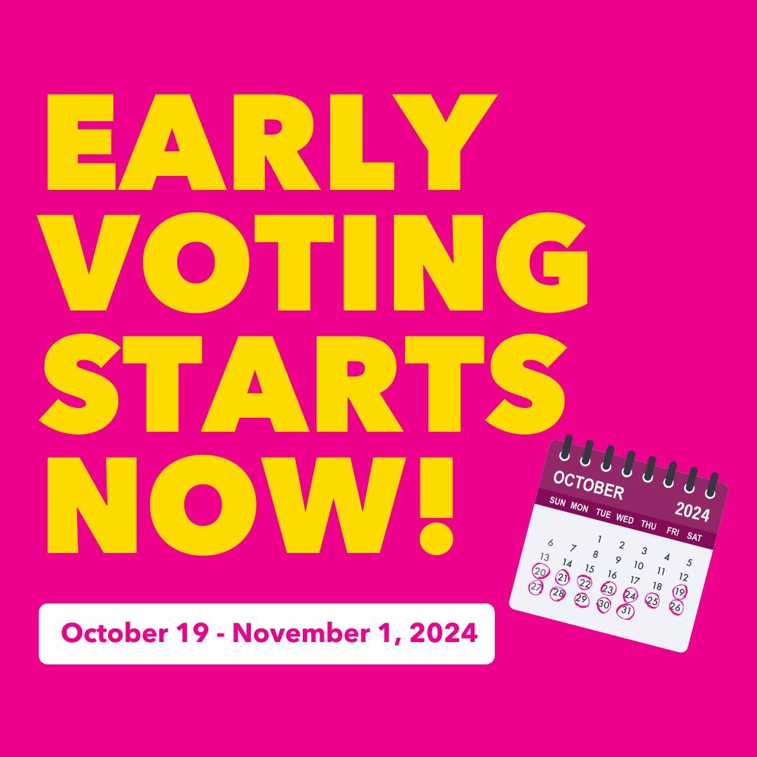 Massachusetts Early Voting Period starts now, October 19 through November 1, 2024. Find out more about early voting sites near you at: buff.ly/4ePwxTy
#GOTV