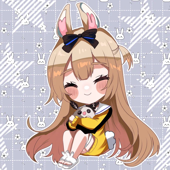 Bunny >.< #vtuber #yenillust 