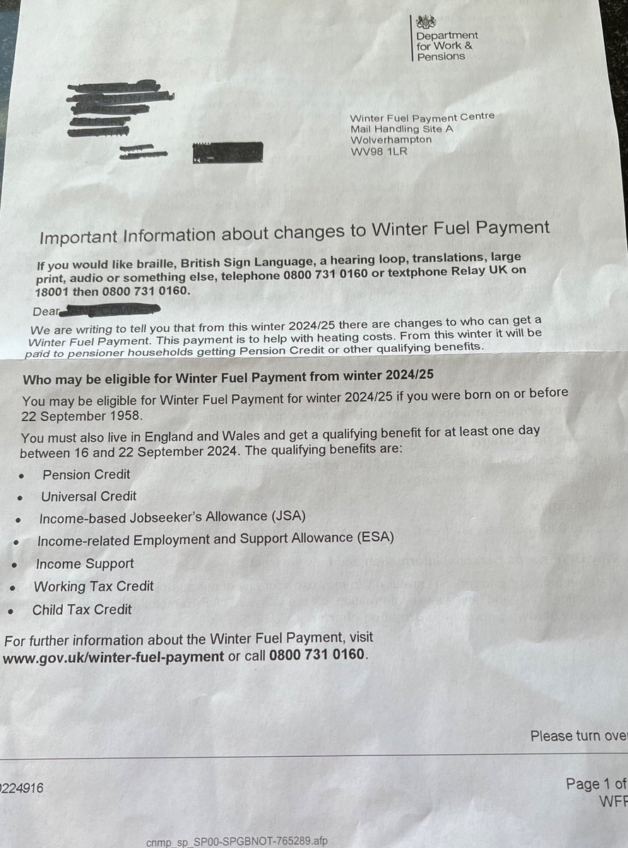 If only ⁦<a href="/DWPgovuk/">Department for Work and Pensions</a> had been so keen  to communicate in 1995, they wouldn’t be needing to compensate #WASPI #1950s women now. Letters sent now re £200 loss of income; no letter sent then re loss of up to £50,000. A lesson learned too late. ⁦<a href="/leicesterliz/">Liz Kendall</a>
⁩ ⁦