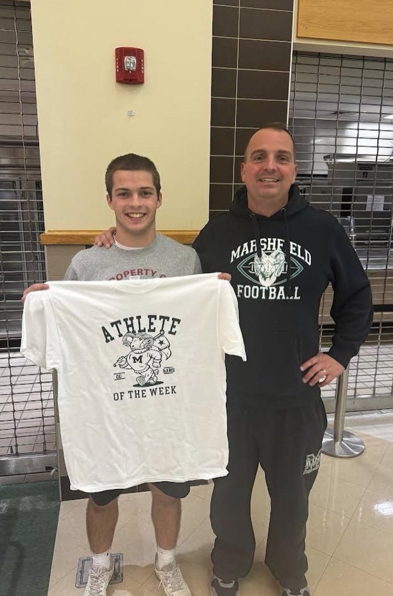 Honored to be named the athlete of the week from my peers and teammates!