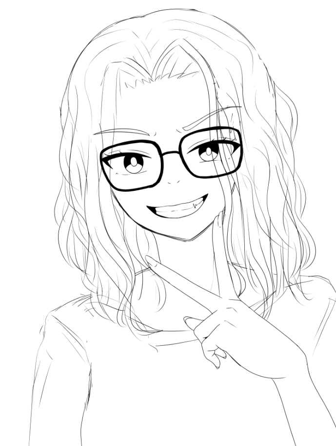 顔面強化月間。そんださんとこの壊子ちゃんを勝手に借りた。 