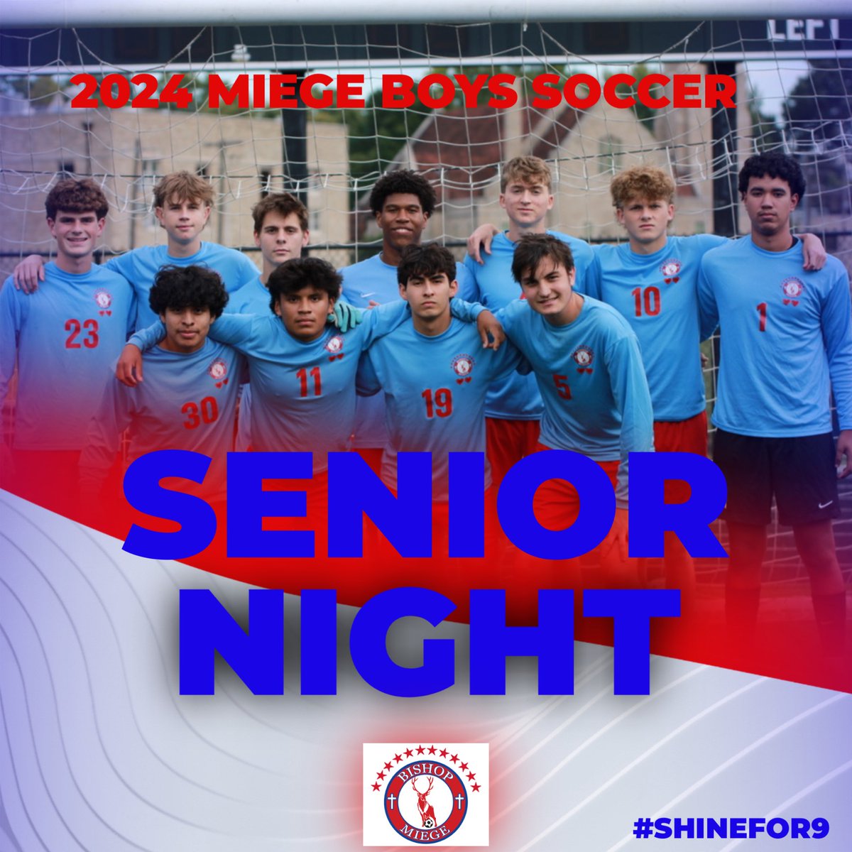 BishopMiege_SCR's tweet photo. Senior Night is here &amp; it’s also “Pack the House” night for the students for Herd Points as we go for win #11 this season welcoming 12-3-2 Christ Prep Academy for a 6:30pm match! SR Recognitions will begin around 5:50pm &amp; the C vs their JV match will start at 4:30pm. #Shinefor9 https://t.co/voTKqc5Usi