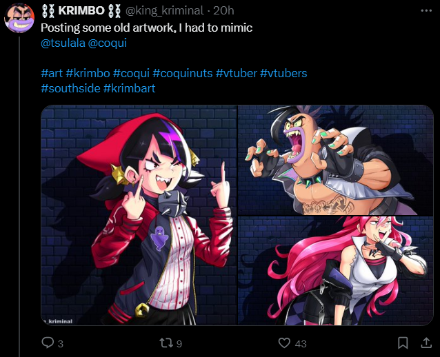 king_kriminal's tweet photo. B VS. T likes / retweets on an older art.
There's momentum on Bluesky, keep that fire ABLAZE, and let's show em' we mean business. https://t.co/76kJyhcJ8n