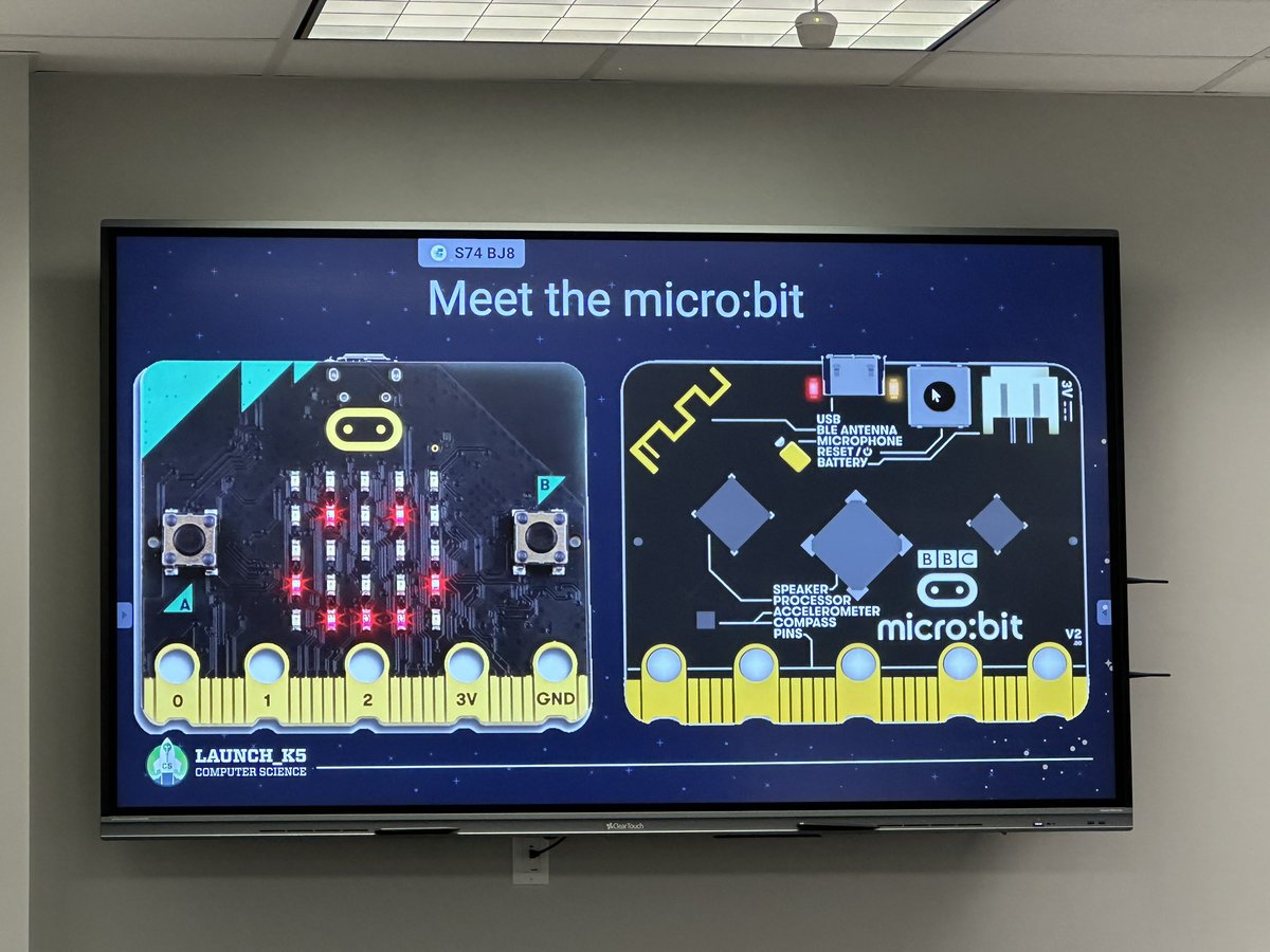 rosalba_sun's tweet photo. Excited to dive into the world of @MSMakeCode with Micro:bits! π Canβt wait to see what amazing creations our students will come up with using coding and creativity! #TechInEducation #MicrobitMagic #STEM @MsArnold_MBE @HumbleISD_DDI @HumbleISD_WPE #Launch_K5 https://t.co/ob0hL5KLWa