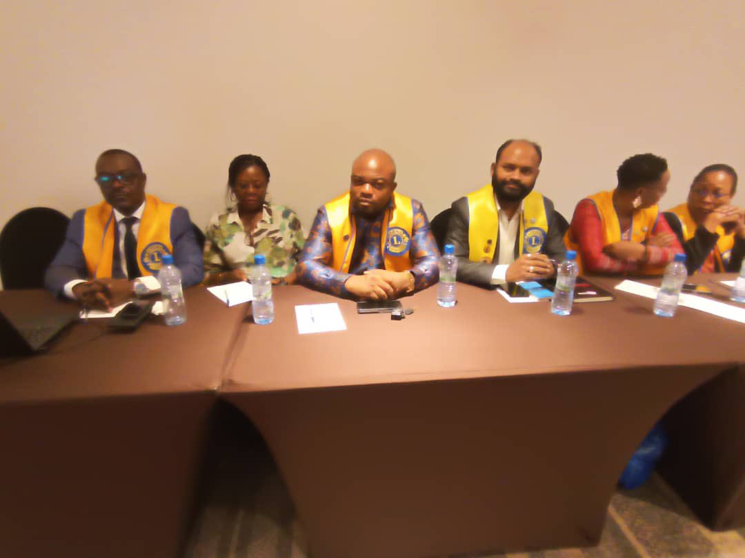 1ere réunion de cabinet du DG du District 409. 2024-25 à l’Hotel Rotana, Kinshasa