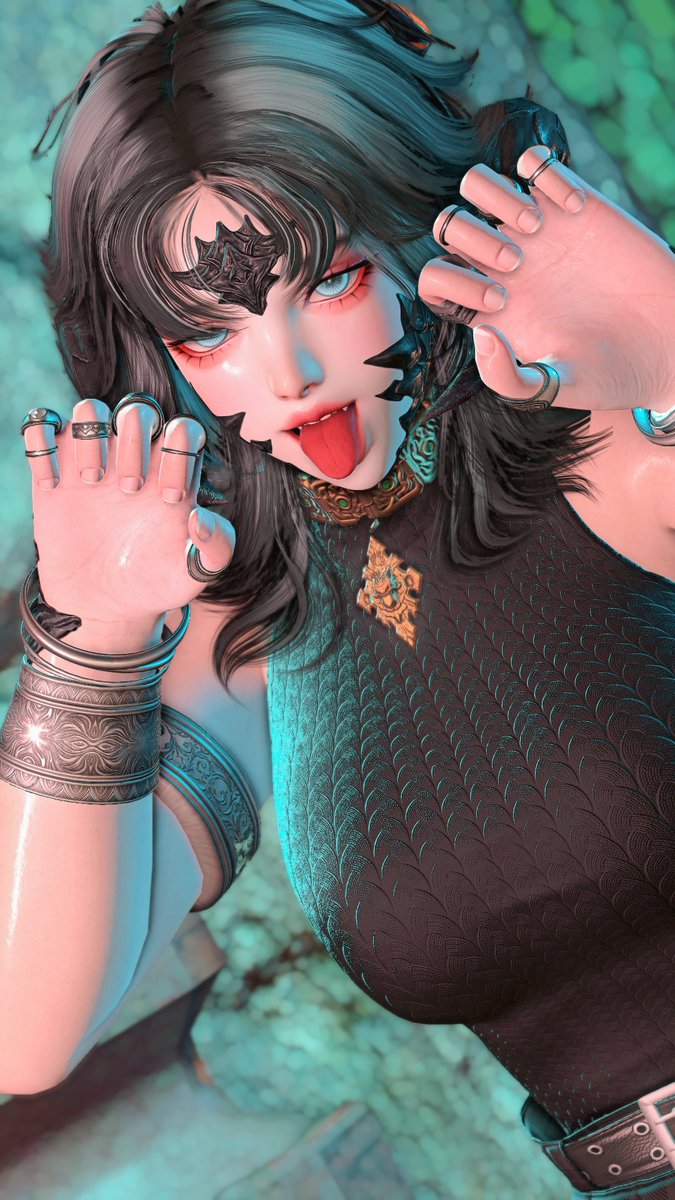 AriaKhatun's tweet photo. why are there so many bones in the face now

#GPOSERS #vivimods #EorzeaPhotos #Au_Ra #yuriastyles https://t.co/Pylj7kCbvp