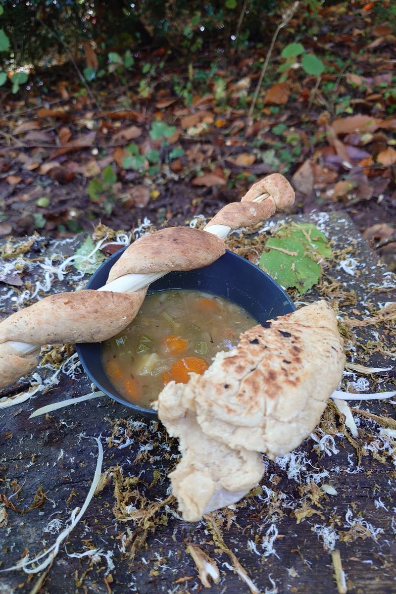 Andy Sharman (@exmoordipper) on Twitter photo Can't beat cooking on a campfire during our weekend hammock camp with <a href="/HaslemereESU/">Haslemere Explorer Scouts</a>. Lunch today was homemade vegetable soup and ciabatta flatbread and chedder and sun-dried tomato bread twists. Can't beat cooking on a campfire during our weekend hammock camp with <a href="/HaslemereESU/">Haslemere Explorer Scouts</a>. Lunch today was homemade vegetable soup and ciabatta flatbread and chedder and sun-dried tomato bread twists.
