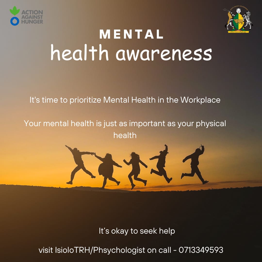 malamacowiti's tweet photo. A healthy workplace starts with mental wellness. Regular check-ins can create a supportive atmosphere where everyone feels valued. Let’s foster connections that matter! #HealthyWorkSpaces
@GatunaLiyan
@Isiolocounty011
@MOH_Kenya
@ACFinKenya https://t.co/fCwSMtca6s