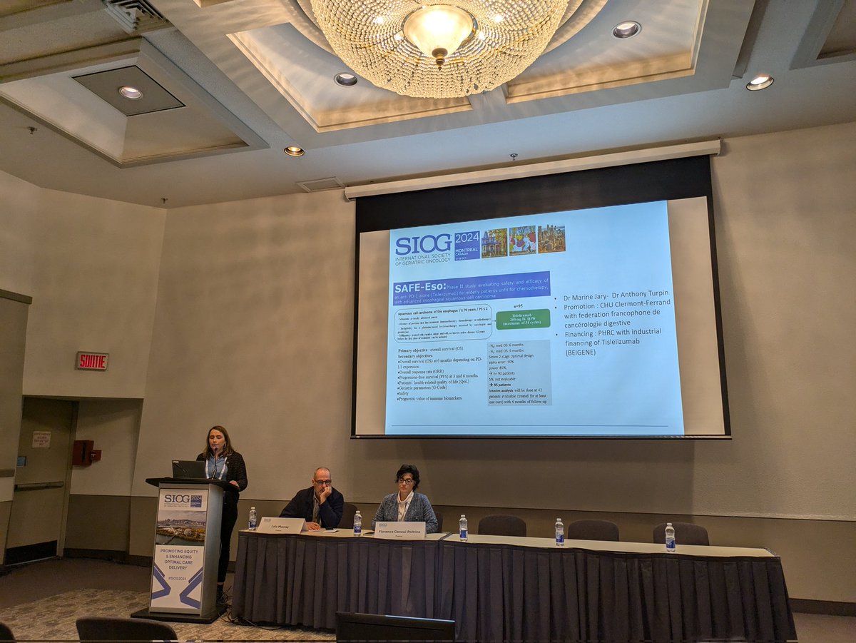 Nicolas Bertrand (@drnicober) on Twitter photo <a href="/CamilleChakiba/">Camille Chakiba-Brugère</a> discusses the integration of patient partners into clinical research in onco-geriatrics.
With the example of the ancillary study planned in the Safe ESO study. Major role of <a href="/laliguecancer/">La Ligue contre le cancer</a> in this field <a href="/CamilleChakiba/">Camille Chakiba-Brugère</a> discusses the integration of patient partners into clinical research in onco-geriatrics.
With the example of the ancillary study planned in the Safe ESO study. Major role of <a href="/laliguecancer/">La Ligue contre le cancer</a> in this field