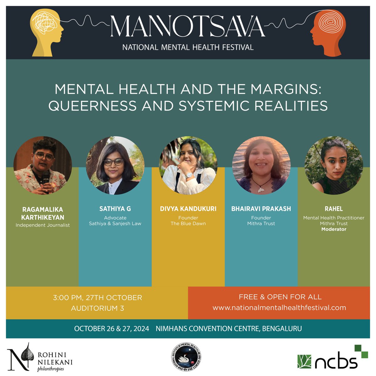 Here what you can expect at Mannotsava next Saturday and Sunday: ​

1. Beyond Borders: Mental Health in Humanitarian Crises - A session exploring MSF's approach to humanitarian healthcare, with a focus on mental health in conflict zones &amp; impact on frontline workers &amp; patients.