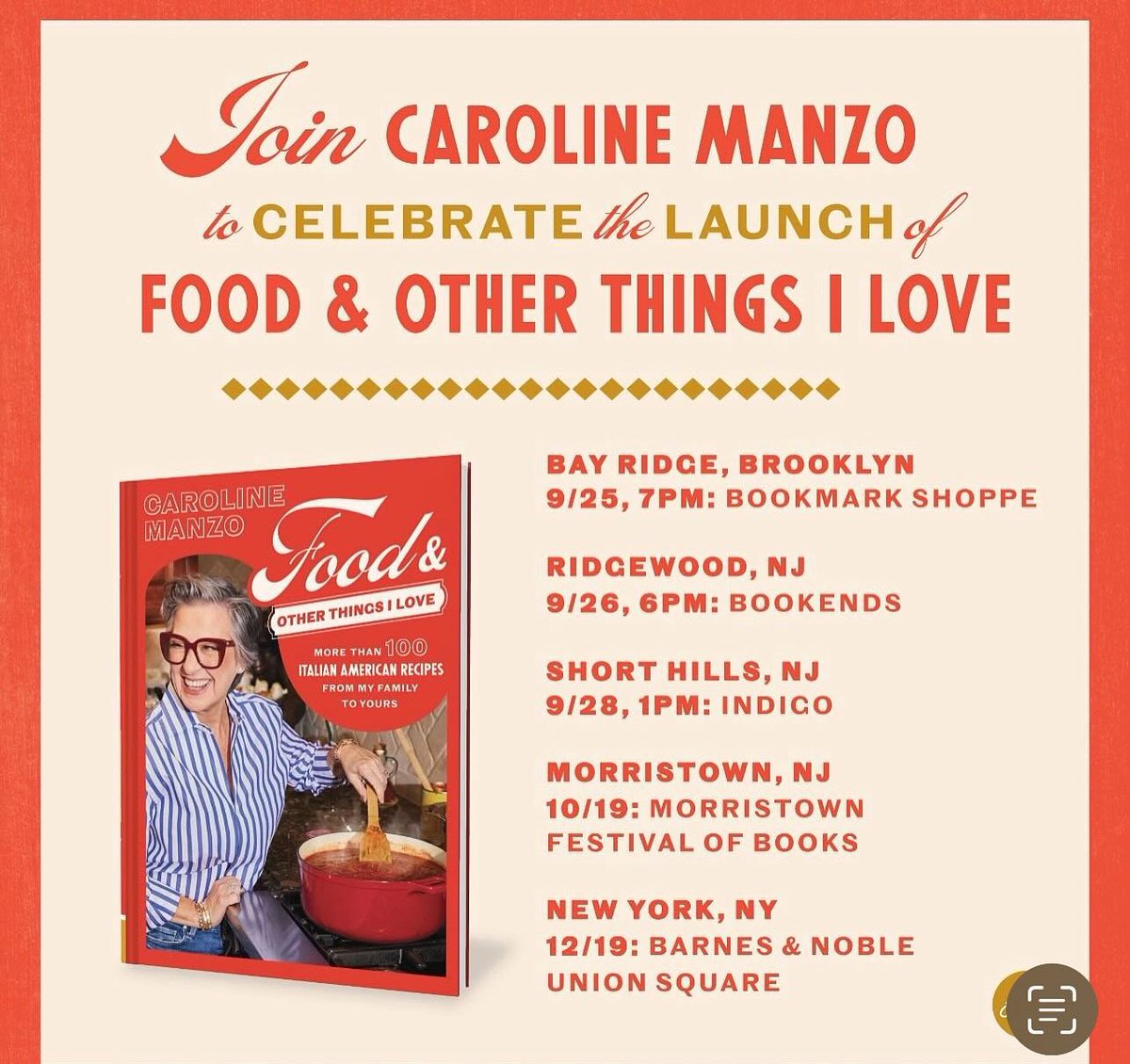 Hope to see you at Morristown Festival of Books today!