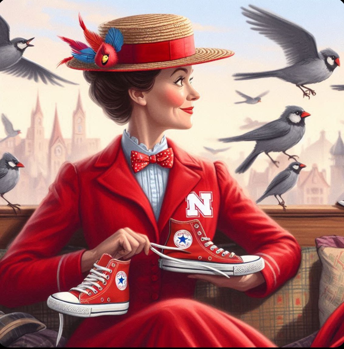 poppins_bert's tweet photo. 🌞 Good morning, Indiana! Mary Poppins is in town, and she's not forgetting her Converse shoes while visiting basketball country! 🏀 ✨
#MaryPoppins #GBR #Basketball #Converse #PracticallyPerfect" https://t.co/NLu18zOvdU