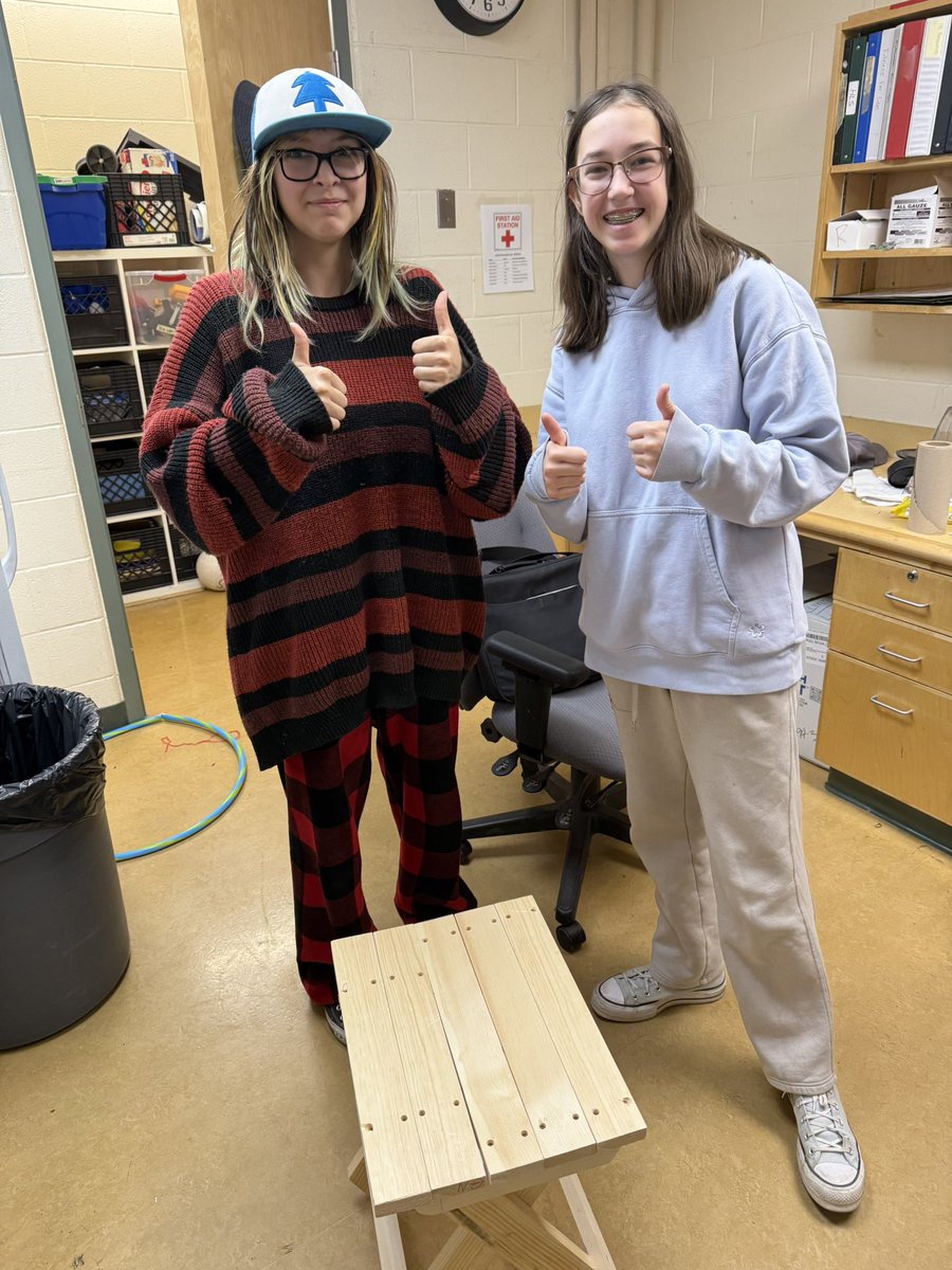 Grade 9s finished up their projects in the shop this week! #rvsed