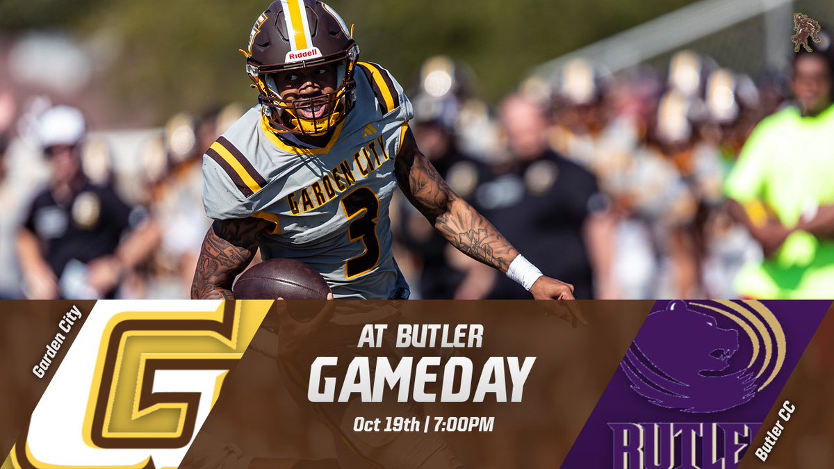 sportsbuster's tweet photo. GAMEDAY!!

Football game day at Butler Community College.
7:00 PM
Watch Live at: https://t.co/8tQyPtKCAV
@GCCC_FOOTBALL https://t.co/C8d4FT0gfZ
