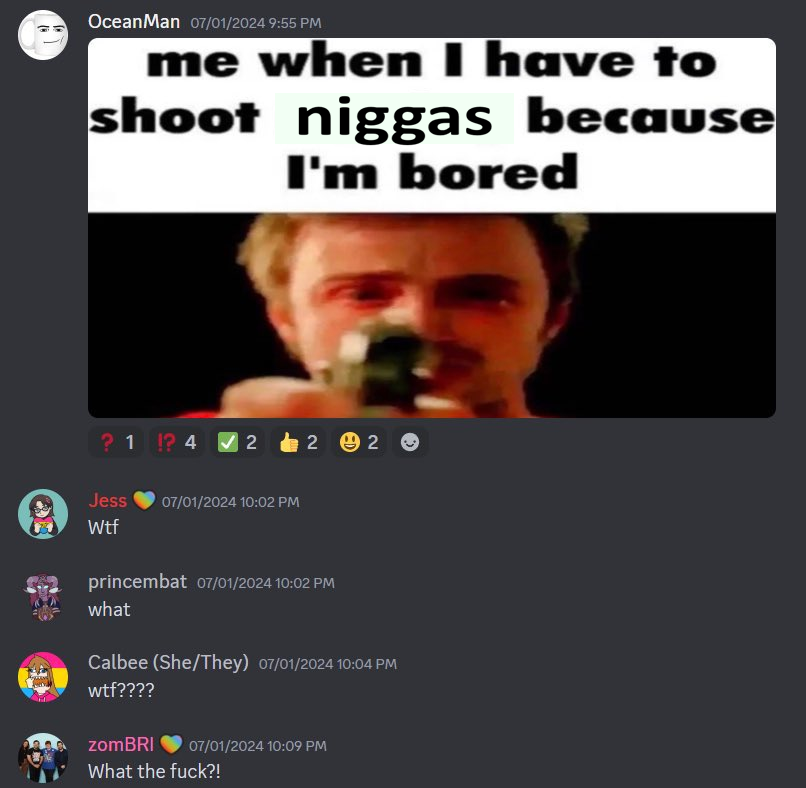 thread of screenshots like these (nigga edition)