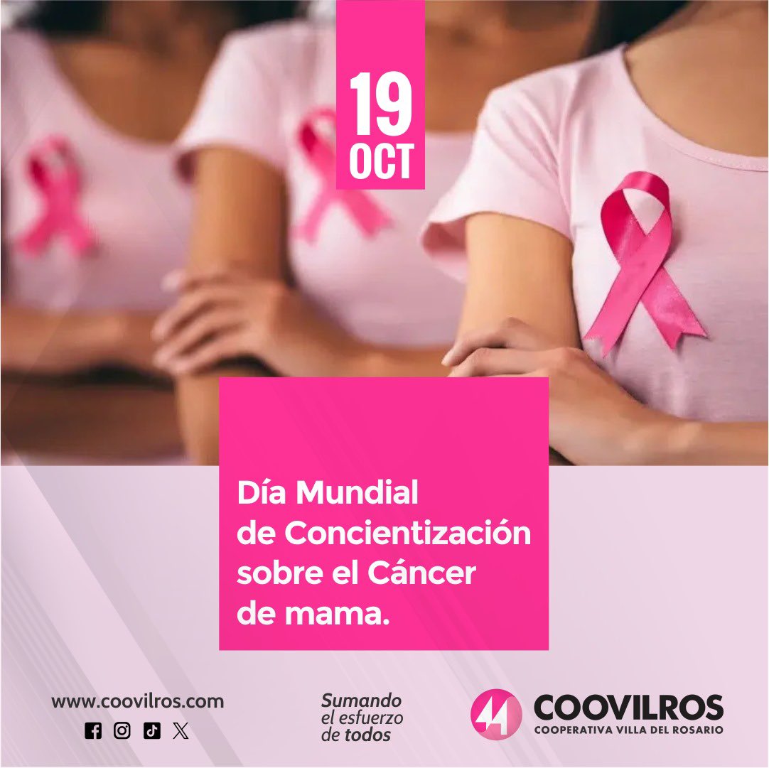 Día Mundial de la Lucha contra el Cáncer de Mama 🎀