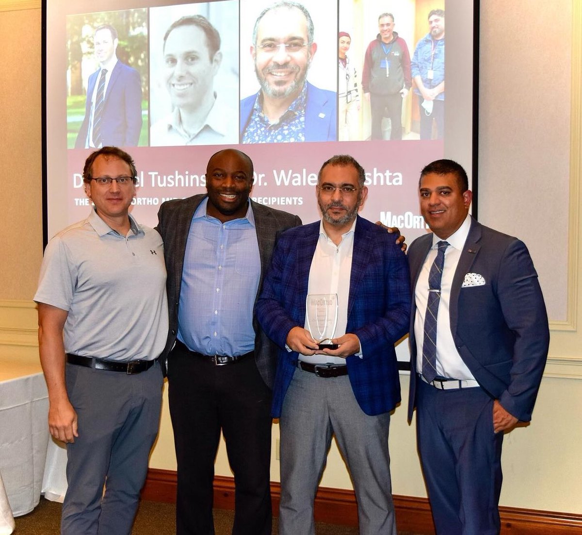 Please join us in congratulating the second recipient of the 2024 MacOrtho Mid-Career Award, Dr. Waleed Kishta! <a href="/wkishta/">Waleed Kishta</a> 🎉